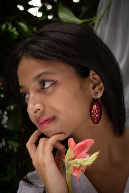 Bloom Drops - Pink Long drop earrings