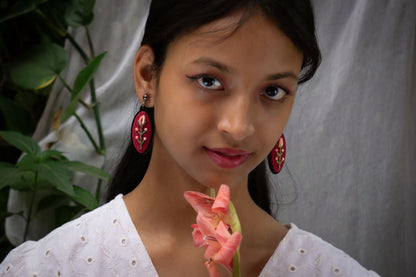 Bloom Drops - Pink Long drop earrings